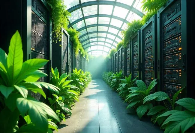 Salle serveurs : mutualisé et dédié dans un environnement verdoyant